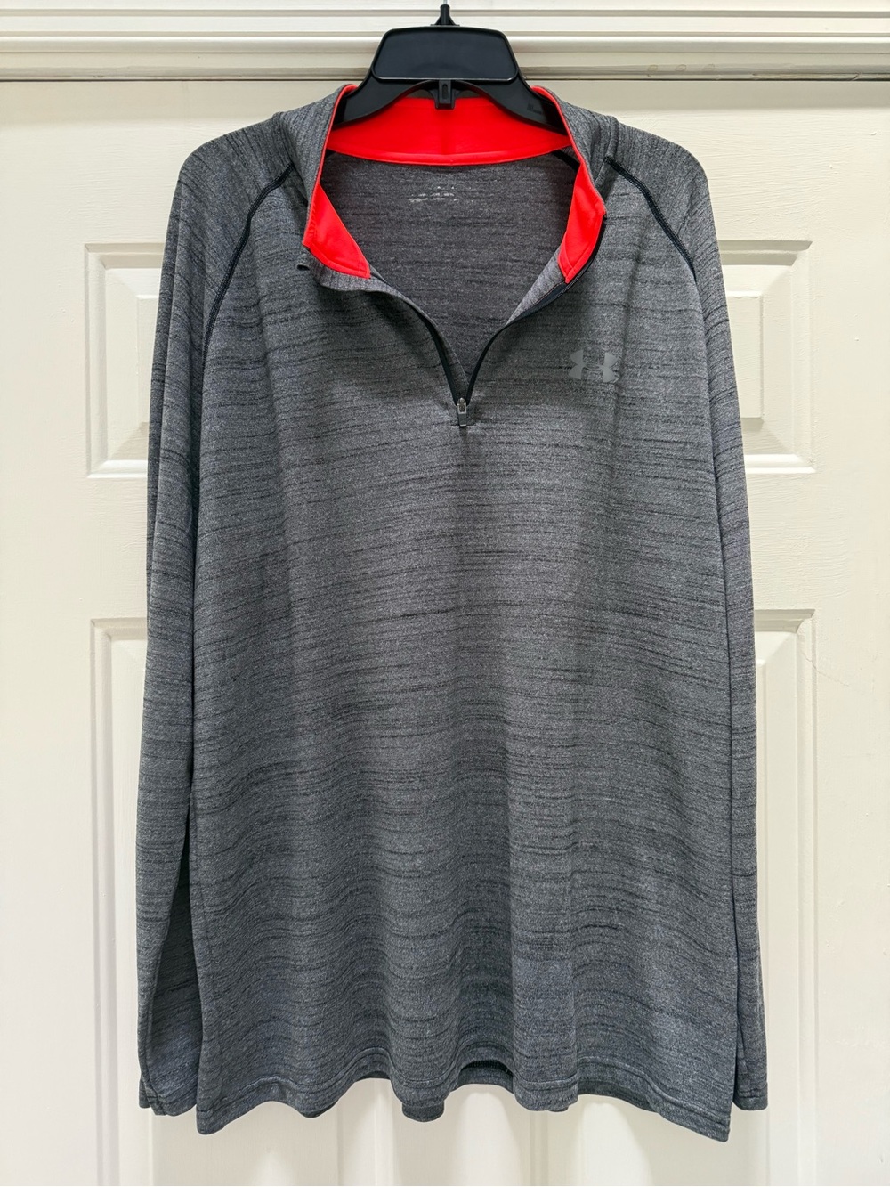 EUC Under Armour Gray Quarter-Zip Performance Pullover